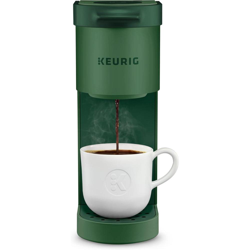 imageKeurig KMini Single Serve KCup Pod Coffee Maker 6 to 12oz Brew size with Cord Storage Perfect for Small Spaces Dusty RoseEvergreen