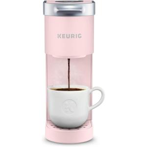 Keurig K-Mini Single Serve K-Cup Pod Coffee Maker, 6 to 12oz Brew size, with Cord Storage, Perfect for Small Spaces, Dusty Rose(Dusty Rose)