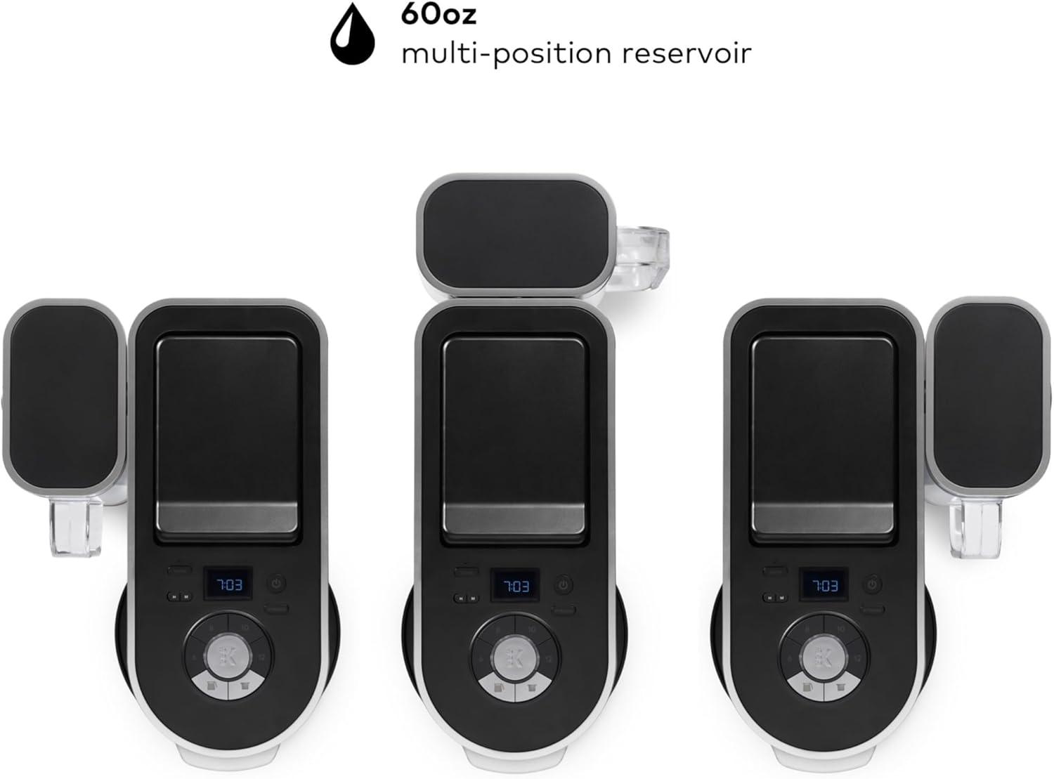 imageKeurig KDuo Plus Single Serve amp Carafe Coffee Maker MultiPosition 60oz Removable Reservoir Programmable Auto Brew Carafe Black