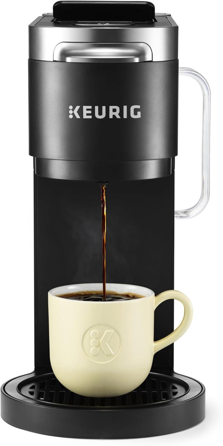 imageKeurig KDuo Plus Single Serve amp Carafe Coffee Maker MultiPosition 60oz Removable Reservoir Programmable Auto Brew Carafe Black