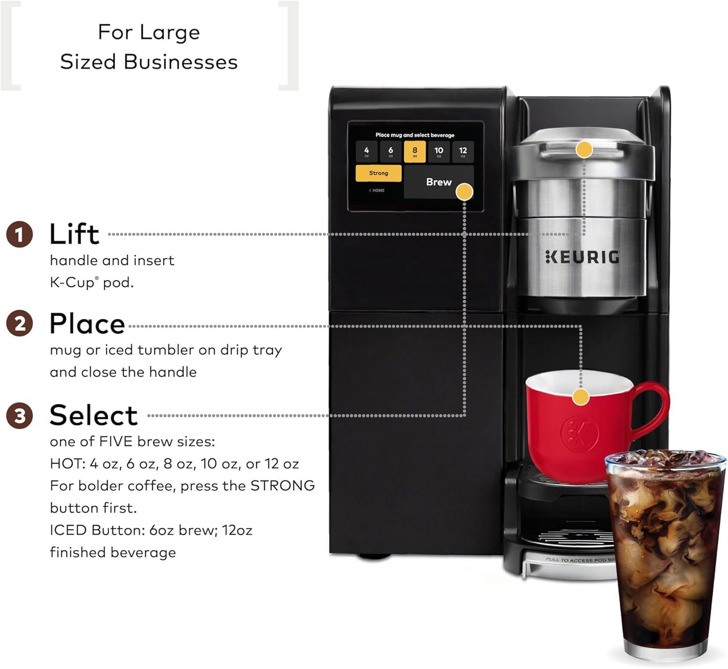 imageKeurig K3550 Single Serve Commercial Coffee Maker 188 Pounds