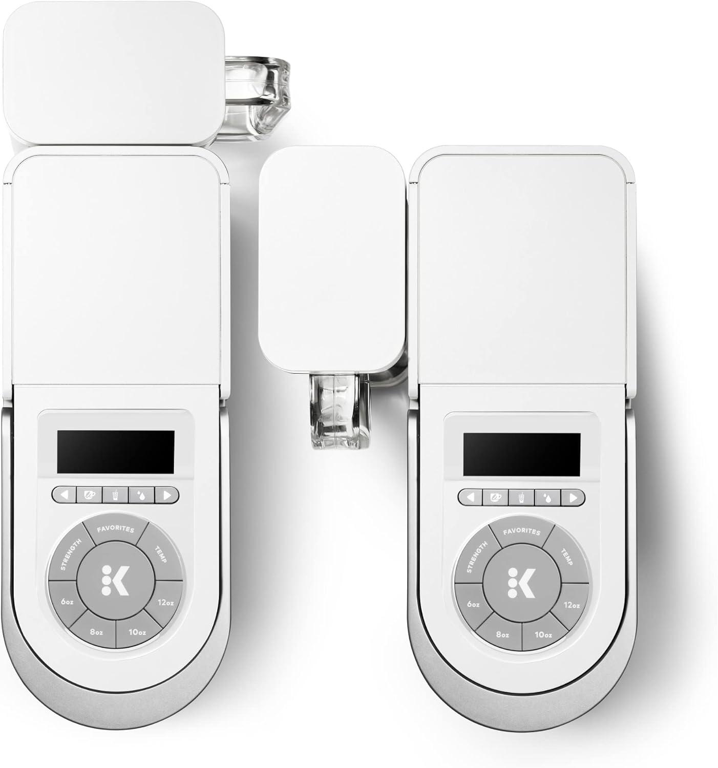 imageKeurig KSupreme SMART Single Serve Coffee Maker With Wifi Compatibility 4 Brew Sizes And 66oz Removable Reservoir Compatible with Alexa GrayWhite