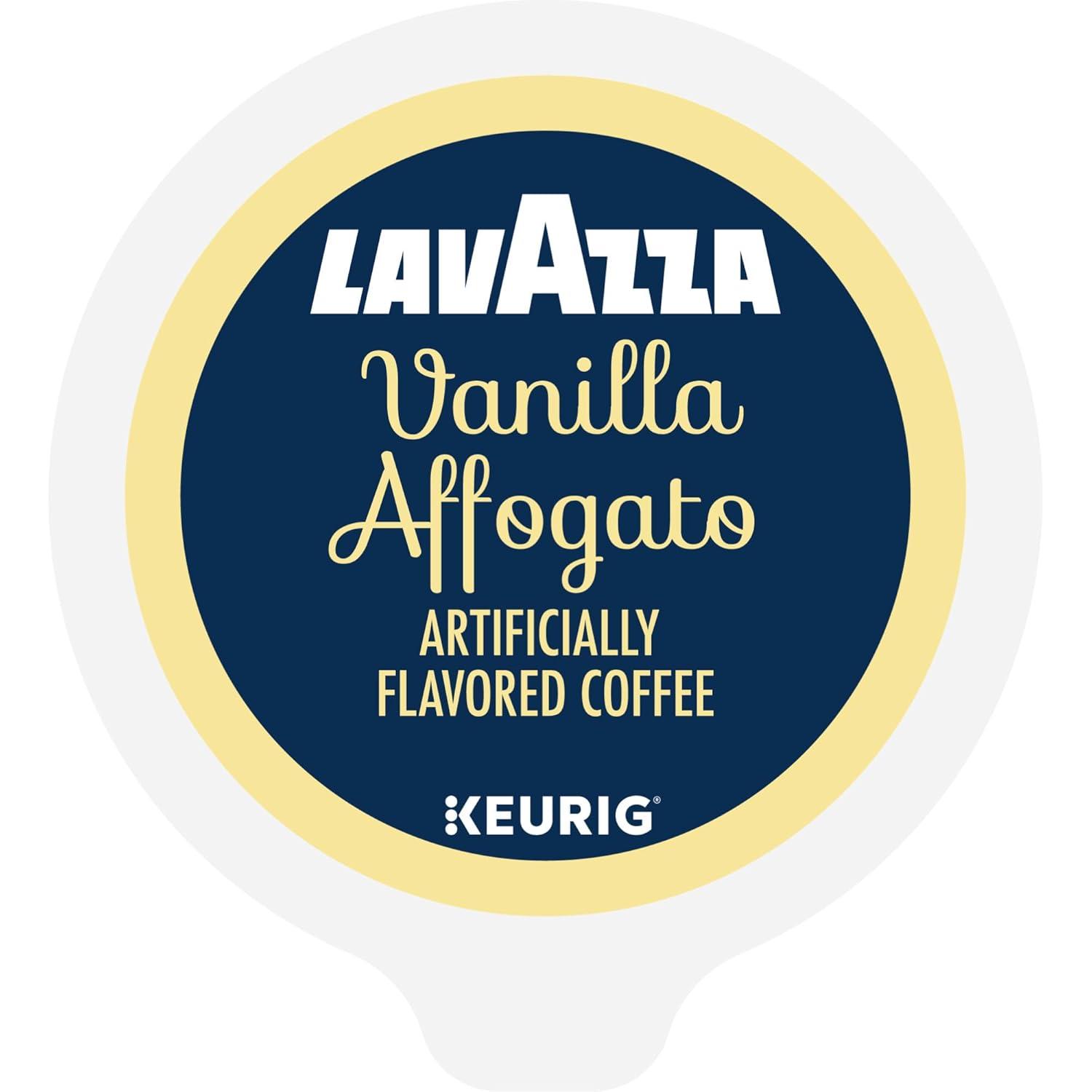imageLavazza Tiramis Coffee Single Serve Keurig KCup Pods Flavored Coffee 60Count Box 6 Packs of 10Vanilla Affogato