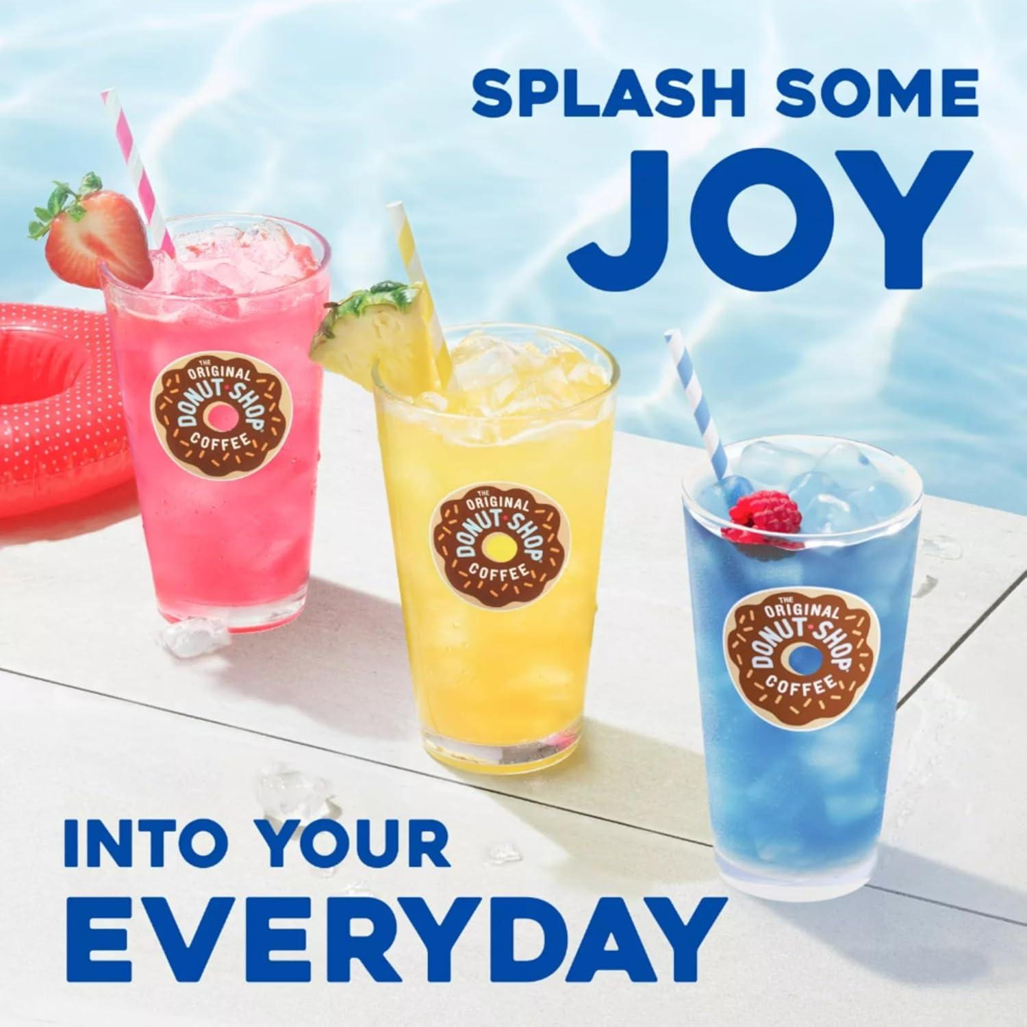 imageThe Original Donut Shop Iced Refreshers Pineapple Passionfruit Flavor Keurig Single Serve KCup Pods 20 CountPineapple Passionfruit Refresher