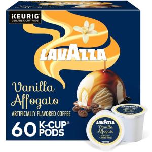 Lavazza Tiramisù Coffee, Single Serve Keurig K-Cup Pods, Flavored Coffee, 60-Count Box (6 Packs of 10)(Vanilla Affogato)