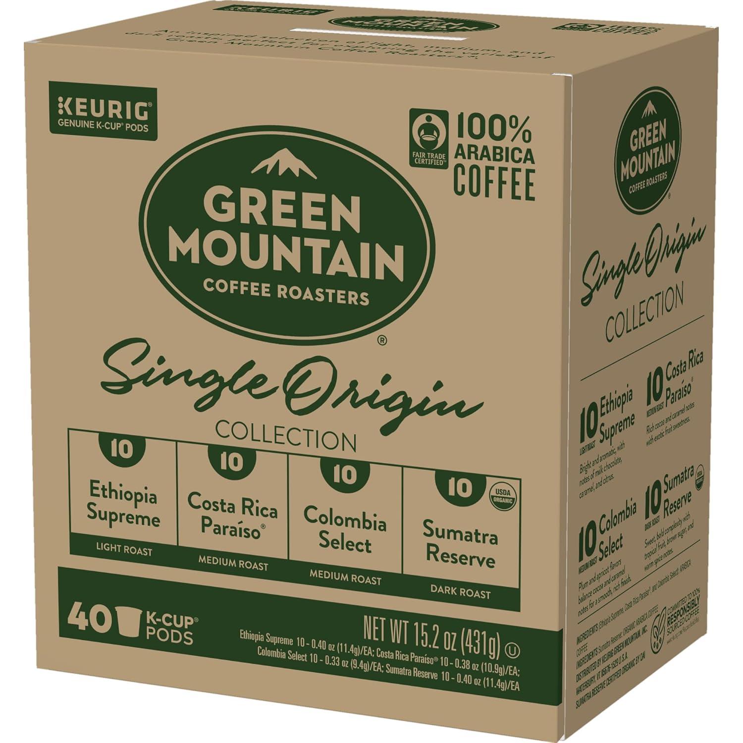 imageGreen Mountain Coffee Roasters Favorites CollectionSingle Origin Collection