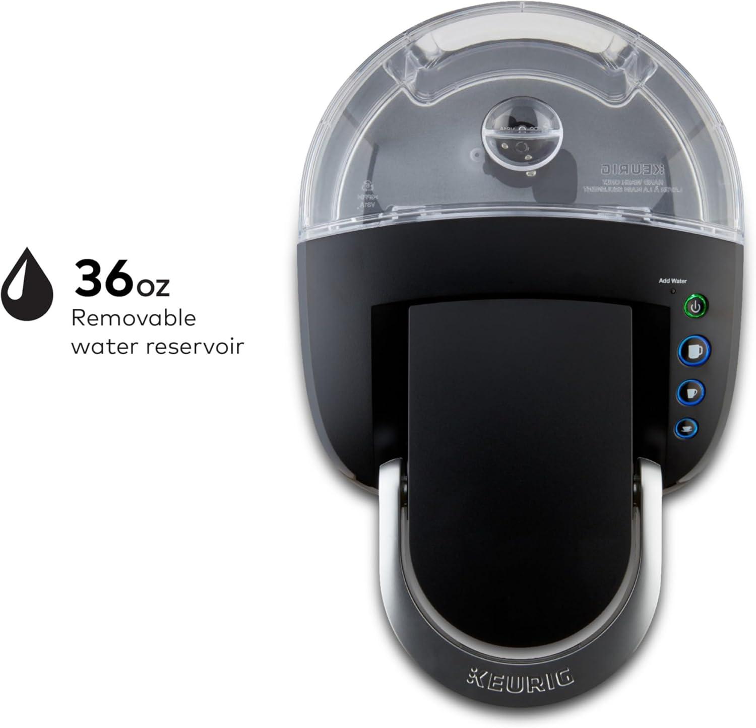 imageKeurig KCompact SingleServe KCup Pod Coffee Maker with 3 Brew Sizes Smart Start Feature 36oz Removable Reservoir BlackBlack