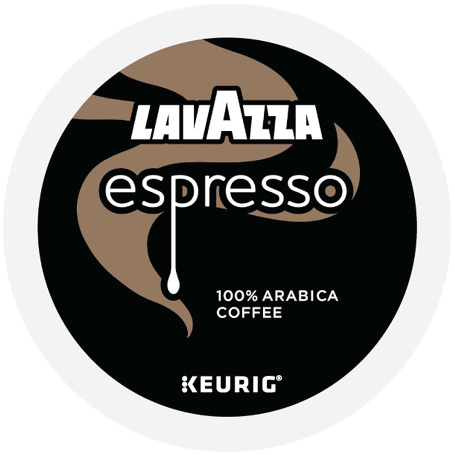imageLavazza Espresso SingleServe Keurig KCup Pods Medium Roast Coffee 60Count Box 6 Packs of 10Espresso Italiano