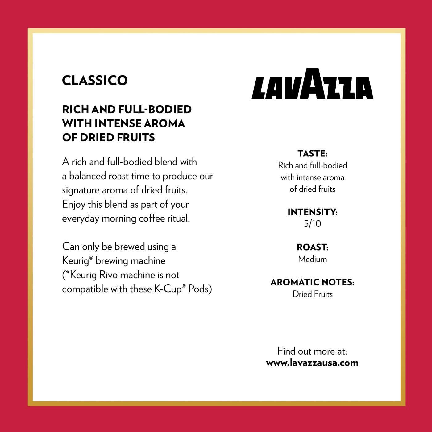 imageLavazza House Blend Perfetto SingleServe Keurig KCup Pods Medium Roast Coffee 60Count Box 6 Packs of 10Variety