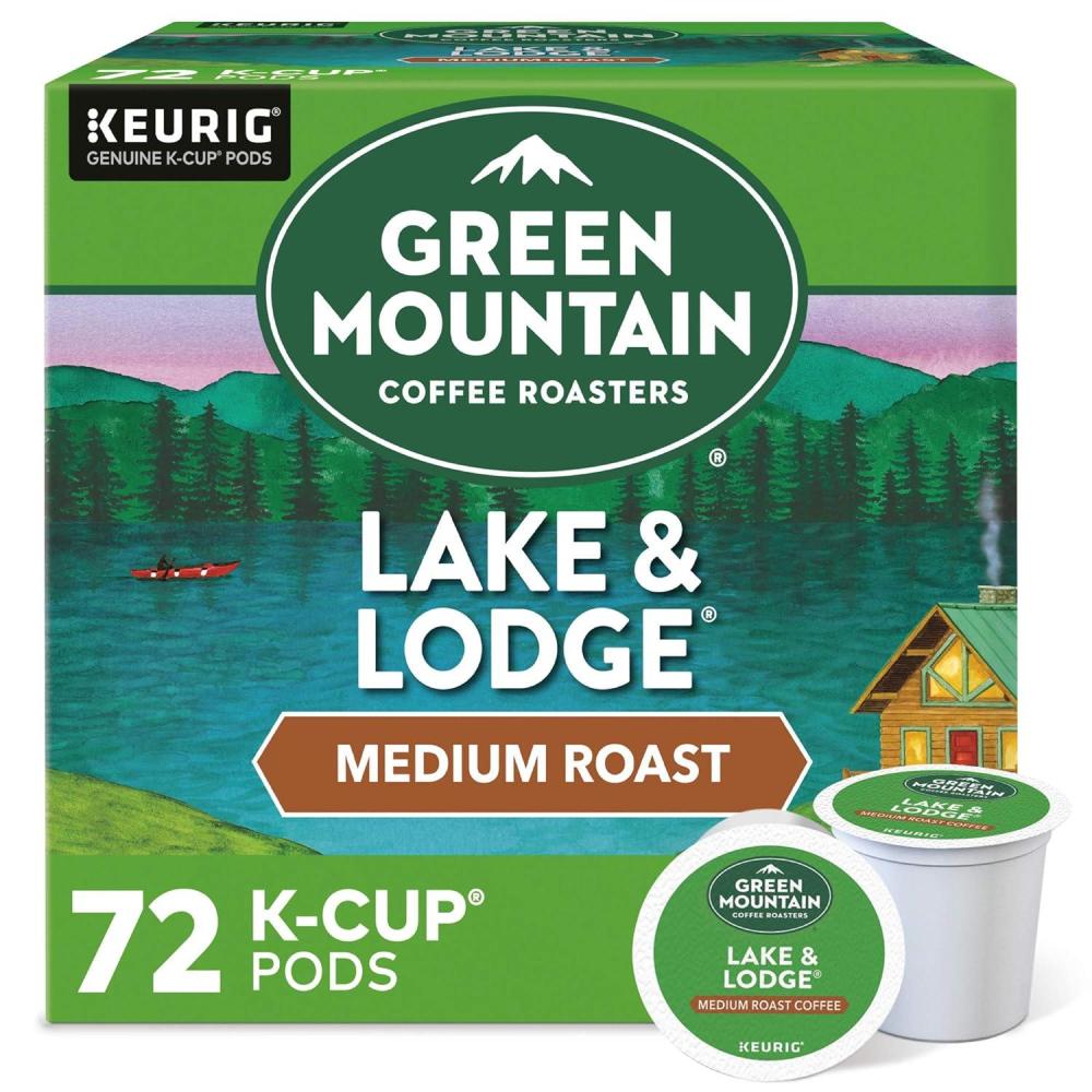 imageGreen Mountain Coffee Roasters Colombia Select Keurig Single Serve KCup Pods Medium Roast Coffee 60 Count 6 Packs of 10Lake  Lodge
