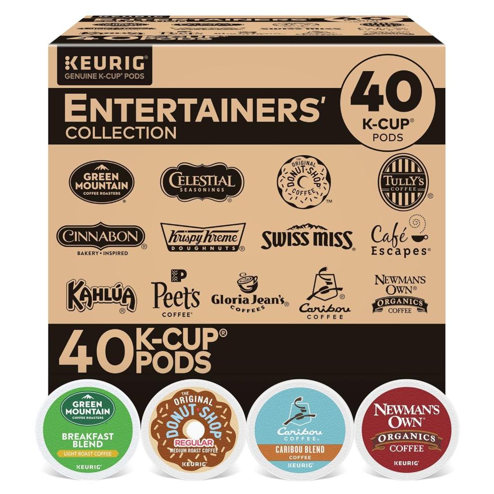 imageKeurig Coffee Lovers Collection Variety Pack SingleServe Coffee KCup Pods Sampler 60 CountOLD Entertainers Collection Variety