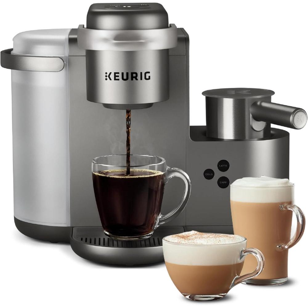imageKeurig KCafe Special Edition Single Serve KCup Pod Coffee Latte and Cappuccino Maker NickelNickel