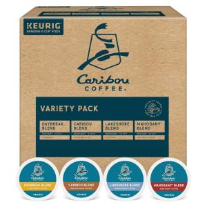 Caribou Coffee Reindeer Blend, Single-Serve Keurig K-Cup Pods, Dark Roast Coffee Pods, 88 Count(Caribou Coffee Variety)