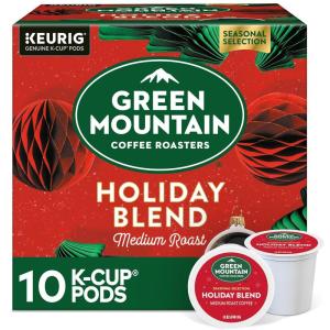 Green Mountain Coffee Roasters Colombia Select, Keurig Single Serve K-Cup Pods, Medium Roast Coffee, 60 Count, (6 Packs of 10)(Holiday Blend)