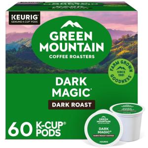 Green Mountain Coffee Roasters Sumatra Reserve, Keurig Single Serve K-Cup Pods, Dark Roast Coffee, 60 Count, (6 Packs of 10)(Dark Magic)