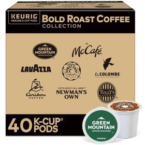 Keurig® Flavored Coffee Variety Pack, Keurig Single Serve K-Cup Pods, 40ct(Bold Roast Variety)