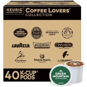 Keurig® Flavored Coffee Variety Pack, Keurig Single Serve K-Cup Pods, 40ct(Coffee Lovers’)