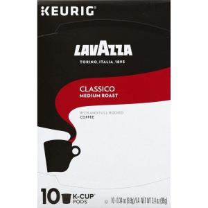 Lavazza Dolcevita Classico, Single-Serve Keurig K-Cup Pods, Medium Roast Coffee, 60-Count Box (6 Packs of 10)(Amaretto)