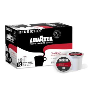 Lavazza Dolcevita Classico, Single-Serve Keurig K-Cup Pods, Medium Roast Coffee, 60-Count Box (6 Packs of 10)(Classico)