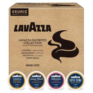Lavazza House Blend Perfetto, Single-Serve Keurig K-Cup Pods, Medium Roast Coffee, 60-Count Box (6 Packs of 10)(Lavazza Favorites Variety Pack)