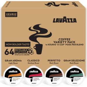 Lavazza House Blend Perfetto, Single-Serve Keurig K-Cup Pods, Medium Roast Coffee, 60-Count Box (6 Packs of 10)(Variety)