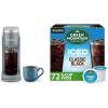 imageKeurig KIced Coffee Maker Single Serve KCup Pod Iced Coffee Maker and Green Mountain Coffee Roasters Brew Over Ice Classic Black Single Serve Keurig KCup Pods 72 count