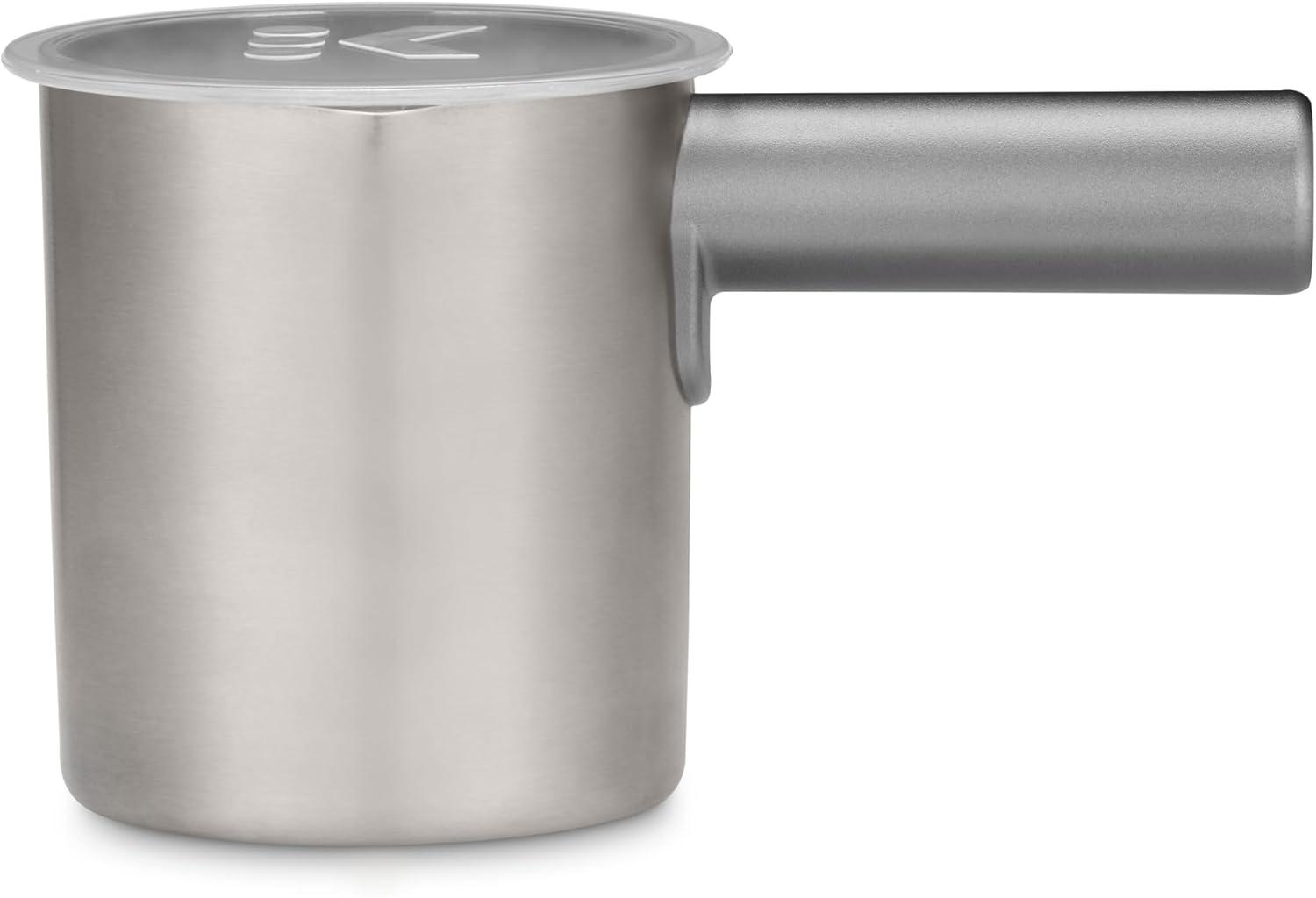 imageKeurig KCaf Milk Frother Cup Replacement Part or Extra80 milliliters Hot and Cold Frothing Compatible with Keurig KCaf Coffee Makers Only NickelNickel