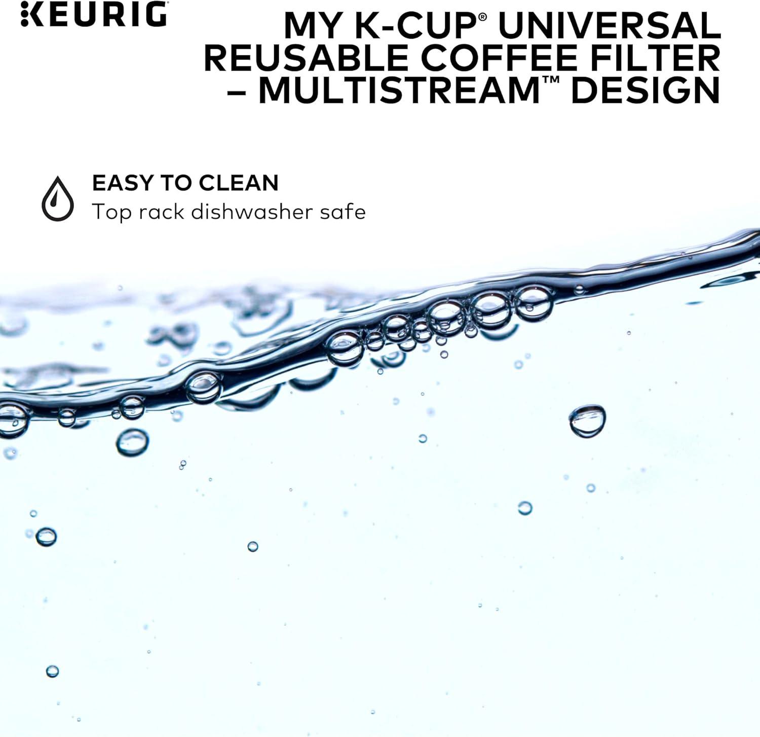 imageKeurig My KCup Reusable Filter MultiStream Technology Gray Packaging May Vary1 Count