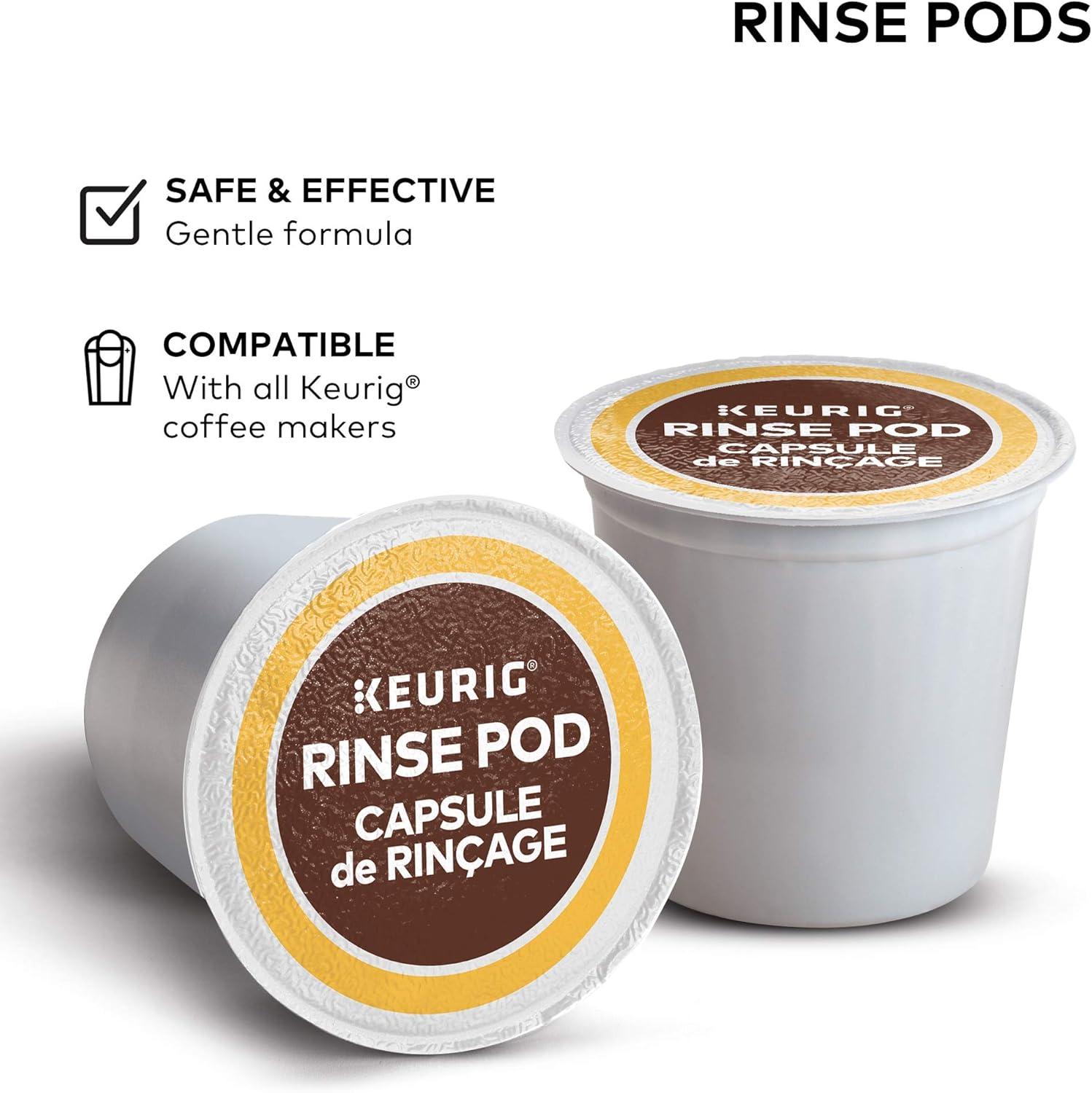 imageKeurig Rinse Pods Reduces Flavor Carry Over Compatible with Keurig Classic10 amp 20 KCup Pod Coffee Makers 10 Count Pack of 6