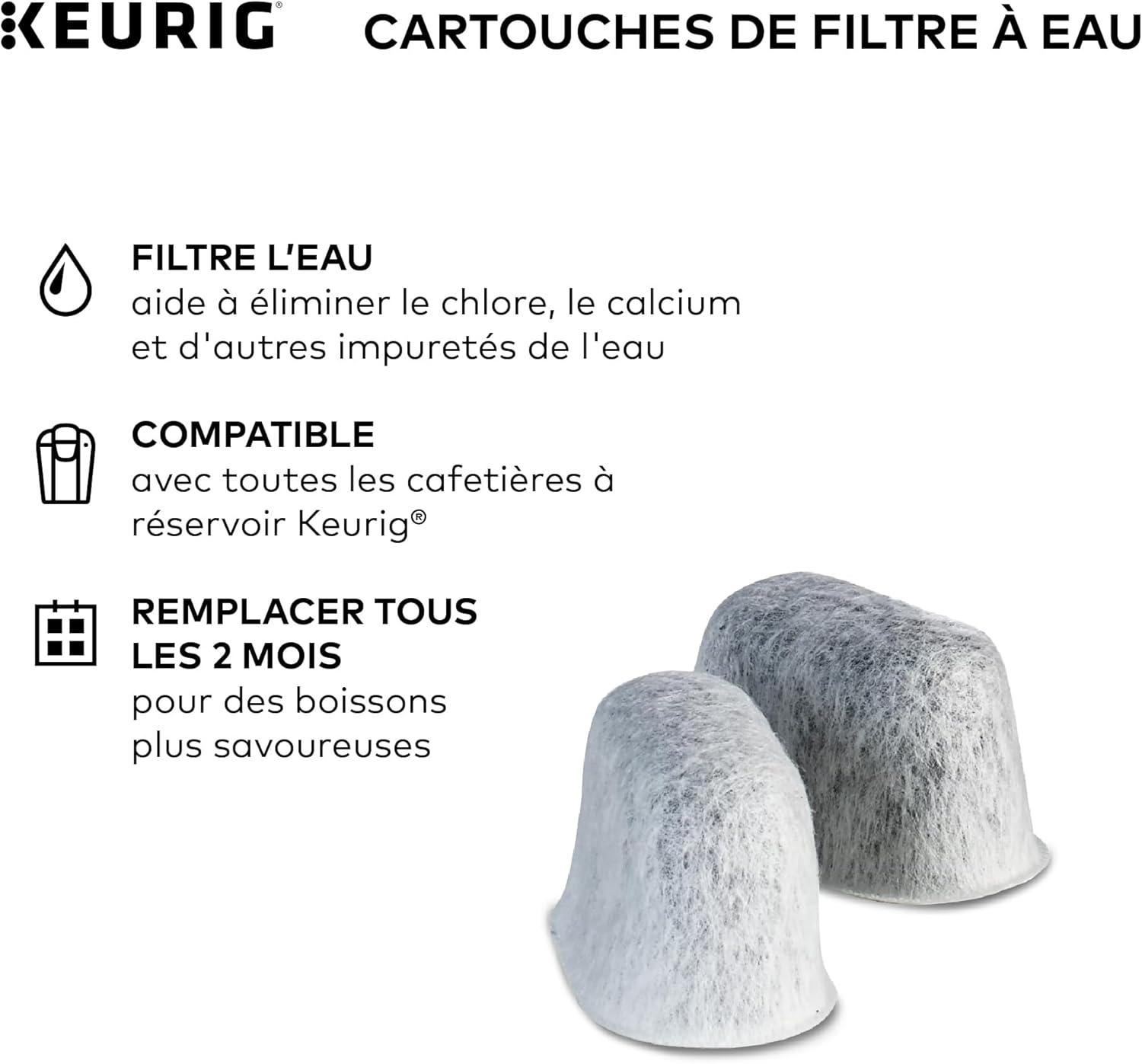 imageKeurig Water Filter Refill Cartridges Replacement Water Filter Cartridges Compatible with 20 KCup Pod Coffee Makers 2 Count2 Count Pack of 12