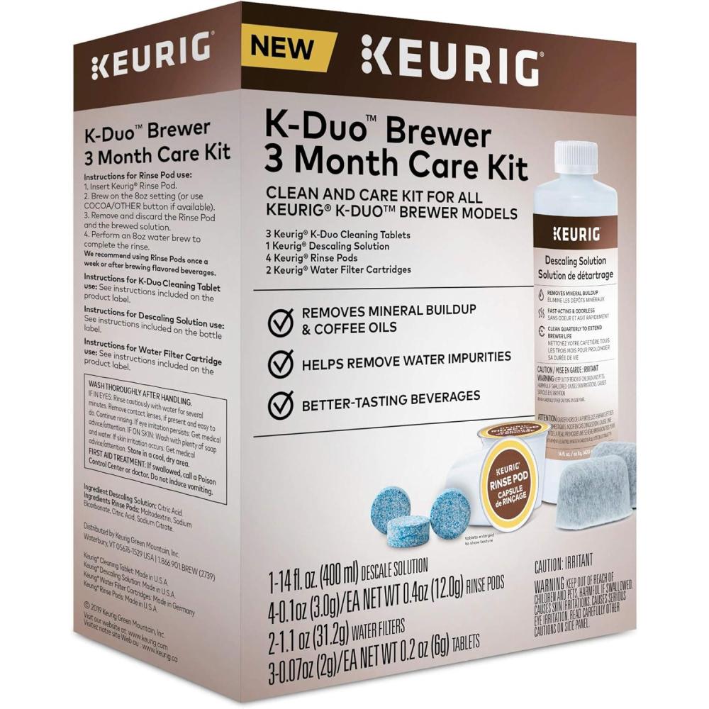 imageKeurig KDuo 3 Month Care Brewer Maintenance Kit1 Count Pack of 1