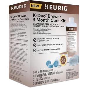 Keurig K-Duo 3 Month Care Brewer Maintenance Kit(1 Count (Pack of 1))