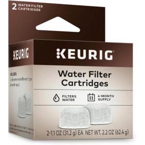 Keurig Water Filter Refill Cartridges, Replacement Water Filter Cartridges, Compatible with 2.0 K-Cup Pod Coffee Makers, 2 Count(2 Count (Pack of 12))