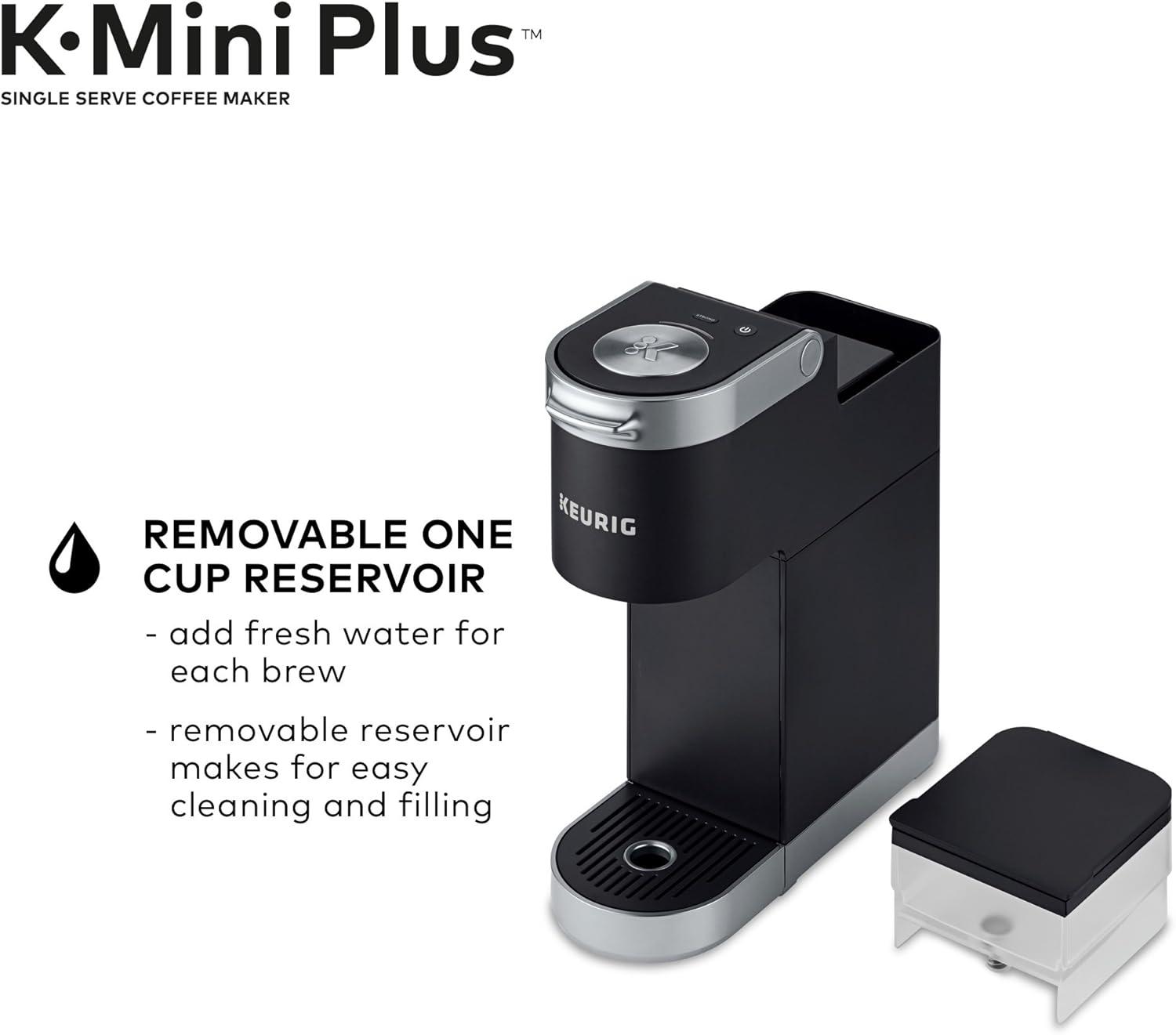 imageKeurig KMini Plus Single Serve Coffee Maker with Green Mountain Breakfast Blend Coffee Pods 32 count