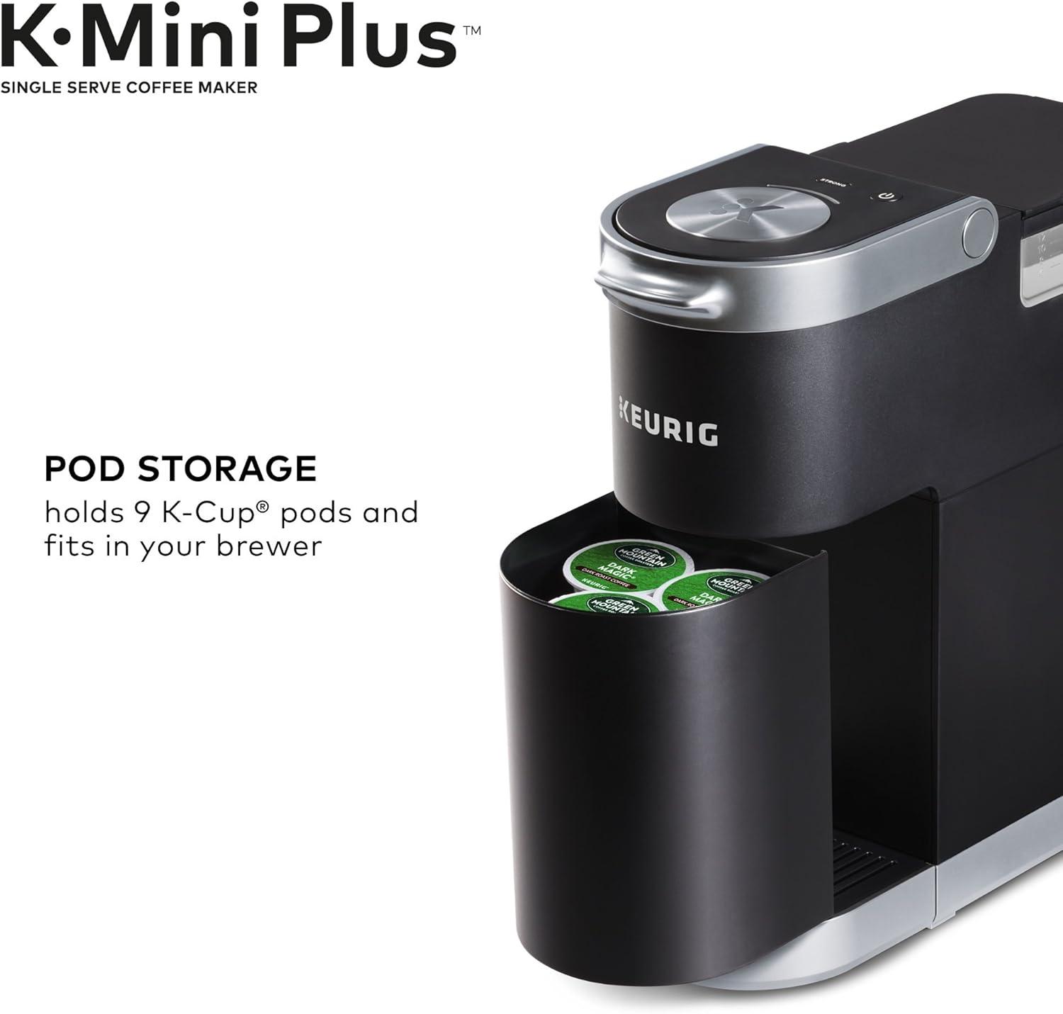 imageKeurig KMini Plus Single Serve Coffee Maker with Green Mountain Breakfast Blend Coffee Pods 32 count