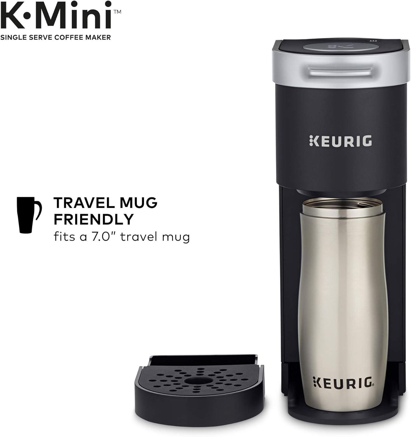 imageKeurig KMini Single Serve Coffee Maker with Green Mountain Breakfast Blend Coffee Pods 32 count
