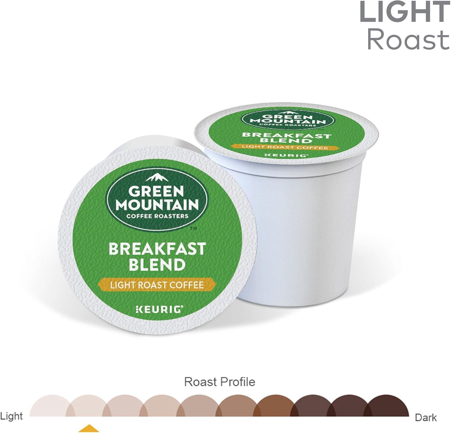 imageKeurig KMini Single Serve Coffee Maker with Green Mountain Breakfast Blend Coffee Pods 32 count