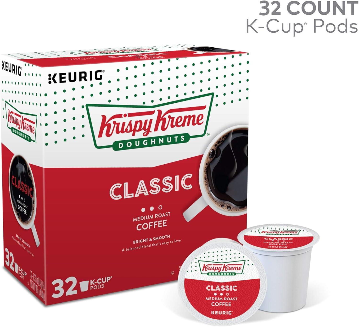 imageKeurig KMini Single Serve Coffee Maker with Krispy Kreme Coffee Pods 32 count