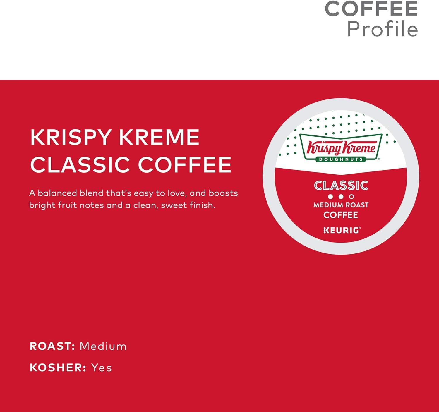 imageKeurig KMini Single Serve Coffee Maker with Krispy Kreme Coffee Pods 32 count