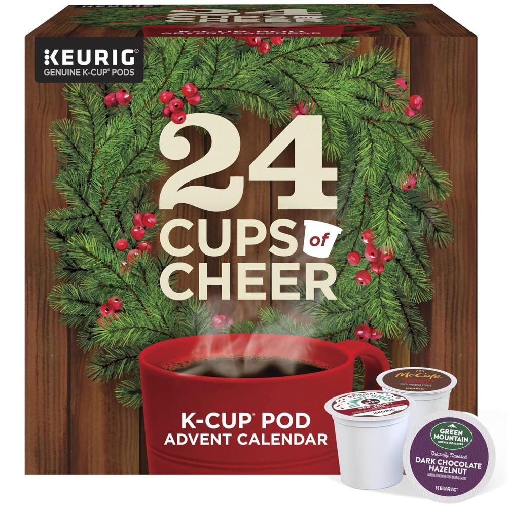 imageKeurig Coffee Lovers Collection Sampler Pack SingleServe KCup Pods Compatible with all Keurig 10Classic 20 and KCaf Coffee Makers Variety Pack 40 CountAdvent Calendar Variety Pack