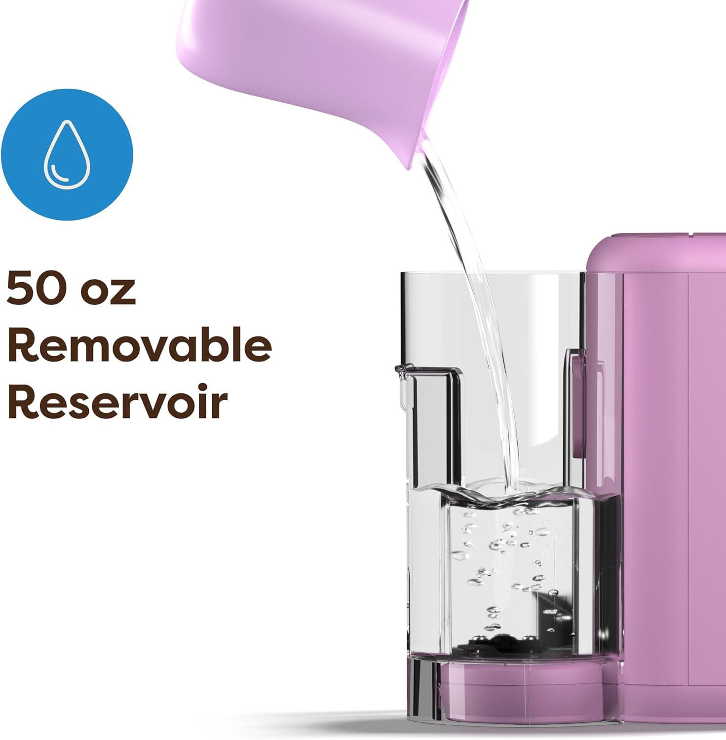 imageKeurig KMini Mate Plus SingleServe KCup Pod Coffee Maker Compact 3 Cup Sizes Brew Over Ice and Strong Button Features 50 oz Removable Reservoir Matte BlackWild Orchid