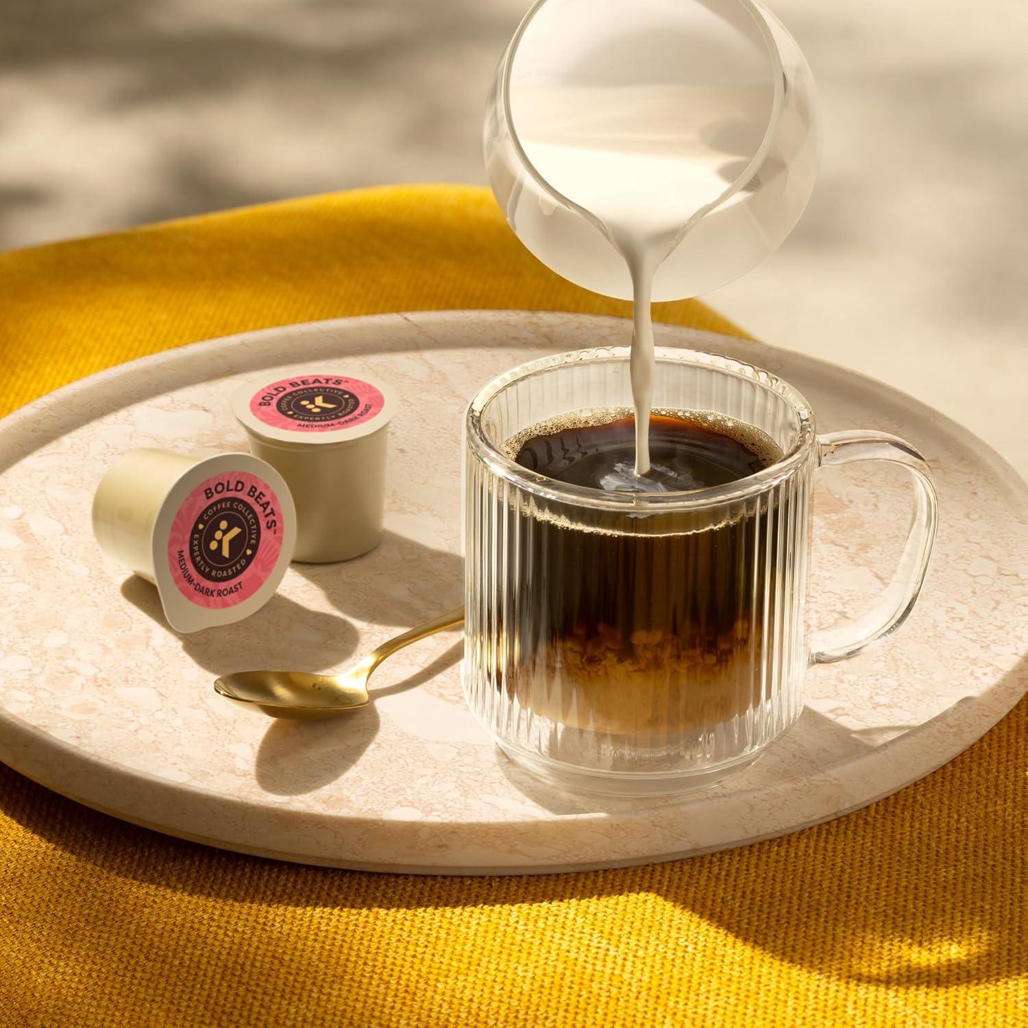 imageKeurig Coffee Collective Global Trek by Cyrille Jannet Medium Roast Coffee Single Serve Keurig KCup Pods 28 CountBold Beats