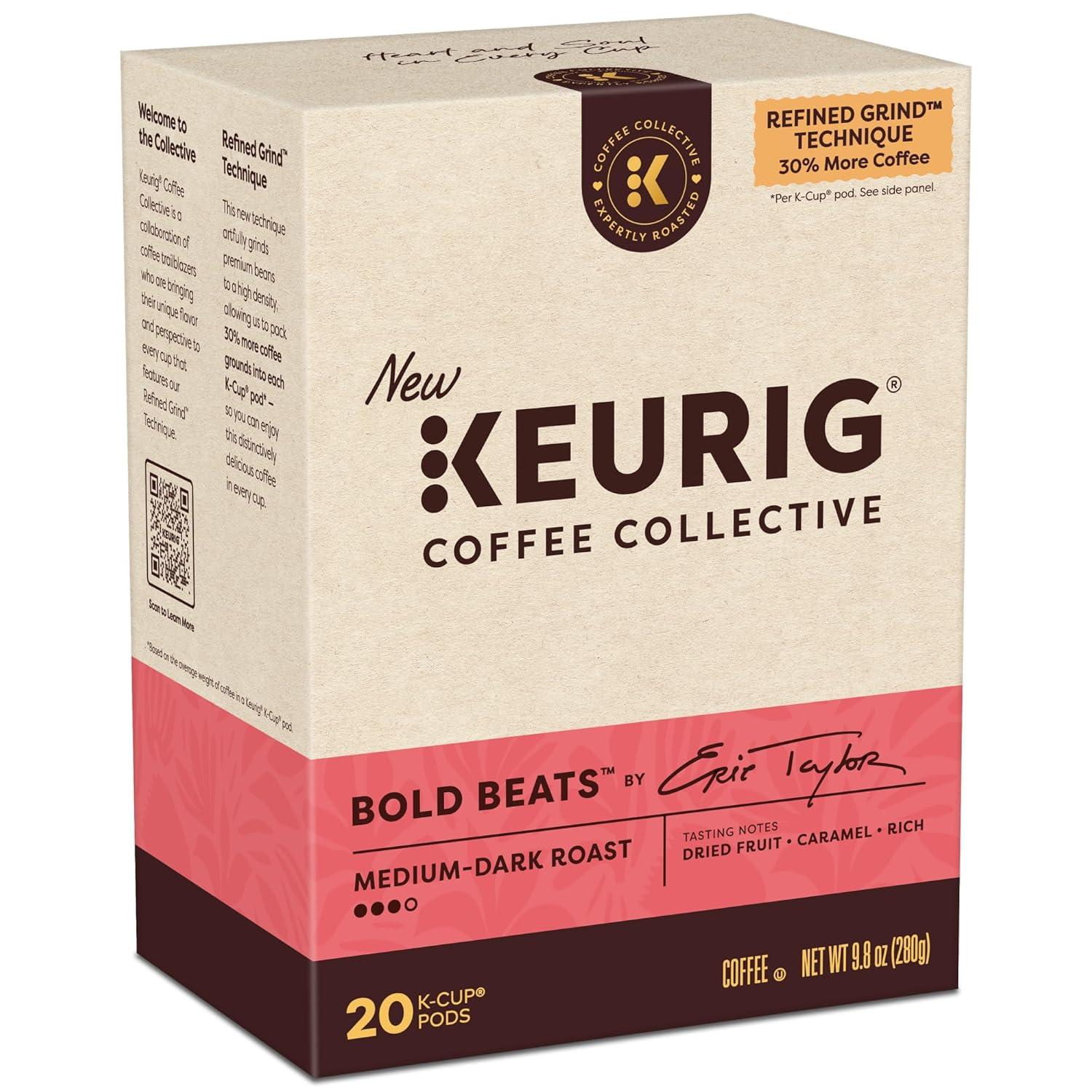 imageKeurig Coffee Collective Global Trek by Cyrille Jannet Medium Roast Coffee Single Serve Keurig KCup Pods 28 CountBold Beats