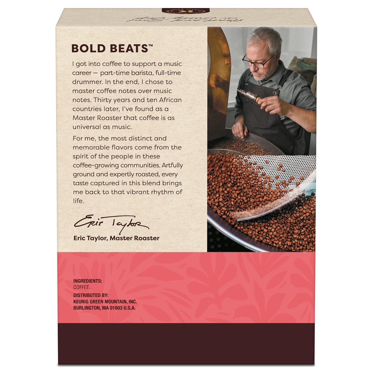 imageKeurig Coffee Collective Global Trek by Cyrille Jannet Medium Roast Coffee Single Serve Keurig KCup Pods 28 CountBold Beats
