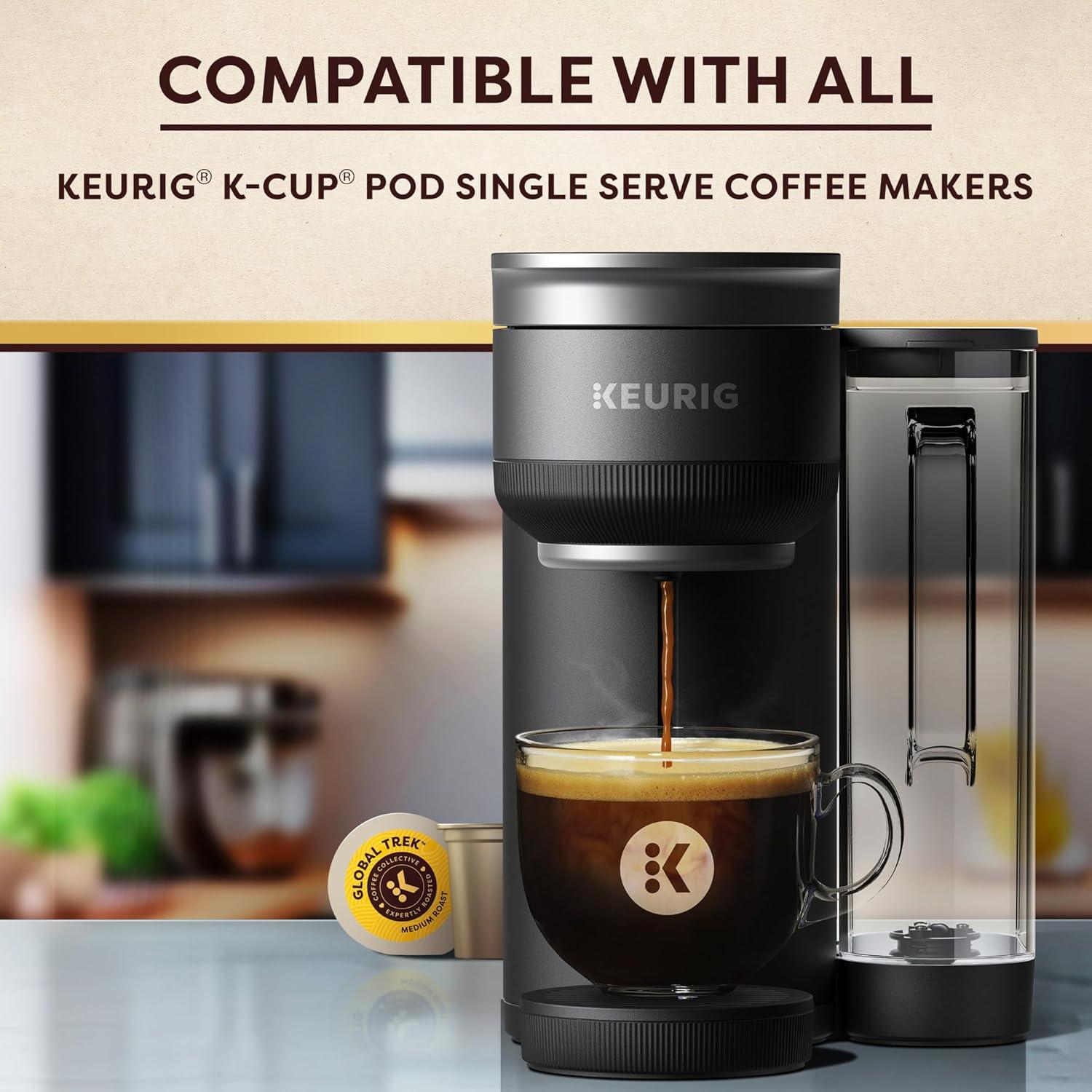 imageKeurig Coffee Collective Global Trek by Cyrille Jannet Medium Roast Coffee Single Serve Keurig KCup Pods 28 CountGlobal Trek