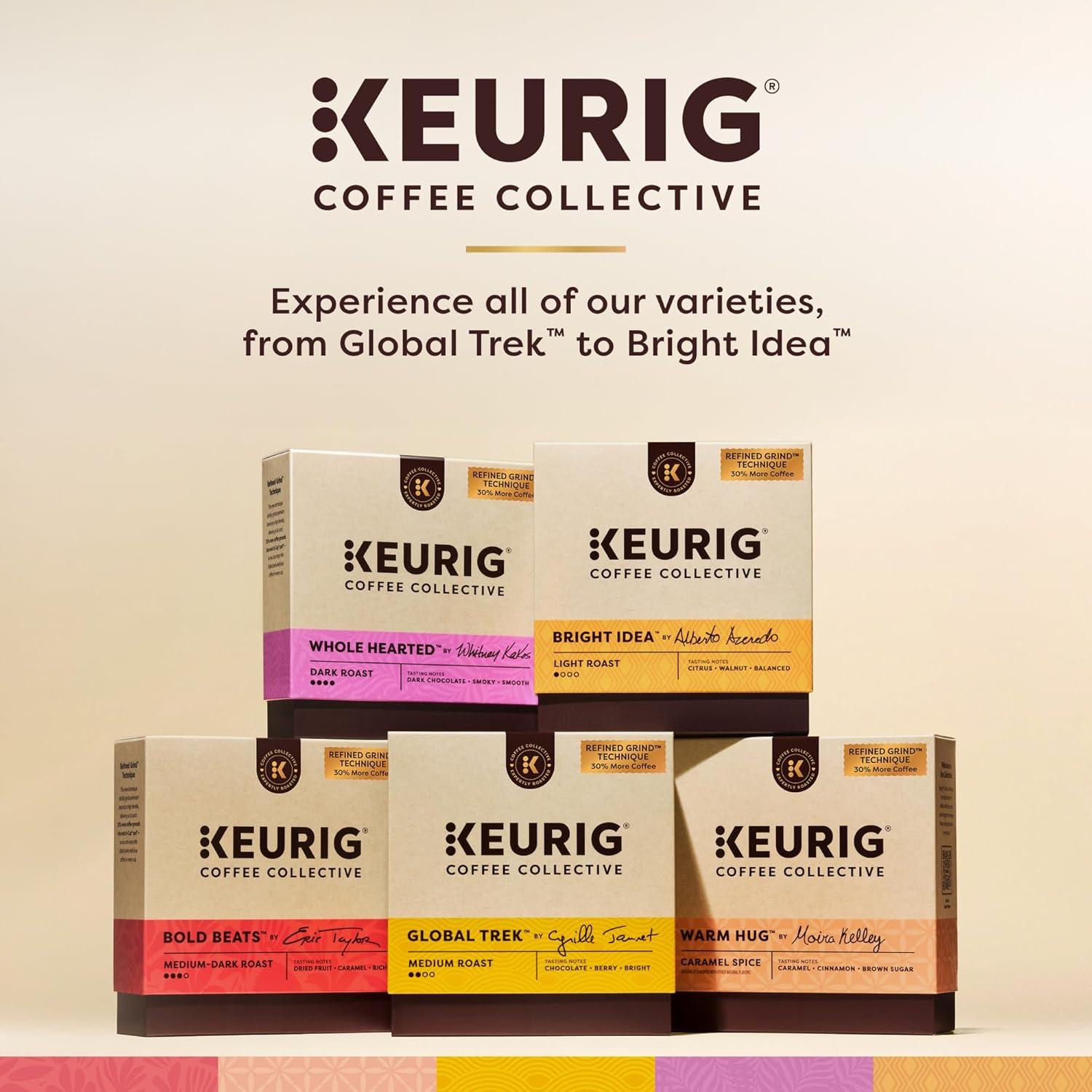 imageKeurig Coffee Collective Global Trek by Cyrille Jannet Medium Roast Coffee Single Serve Keurig KCup Pods 28 CountVariety Pack