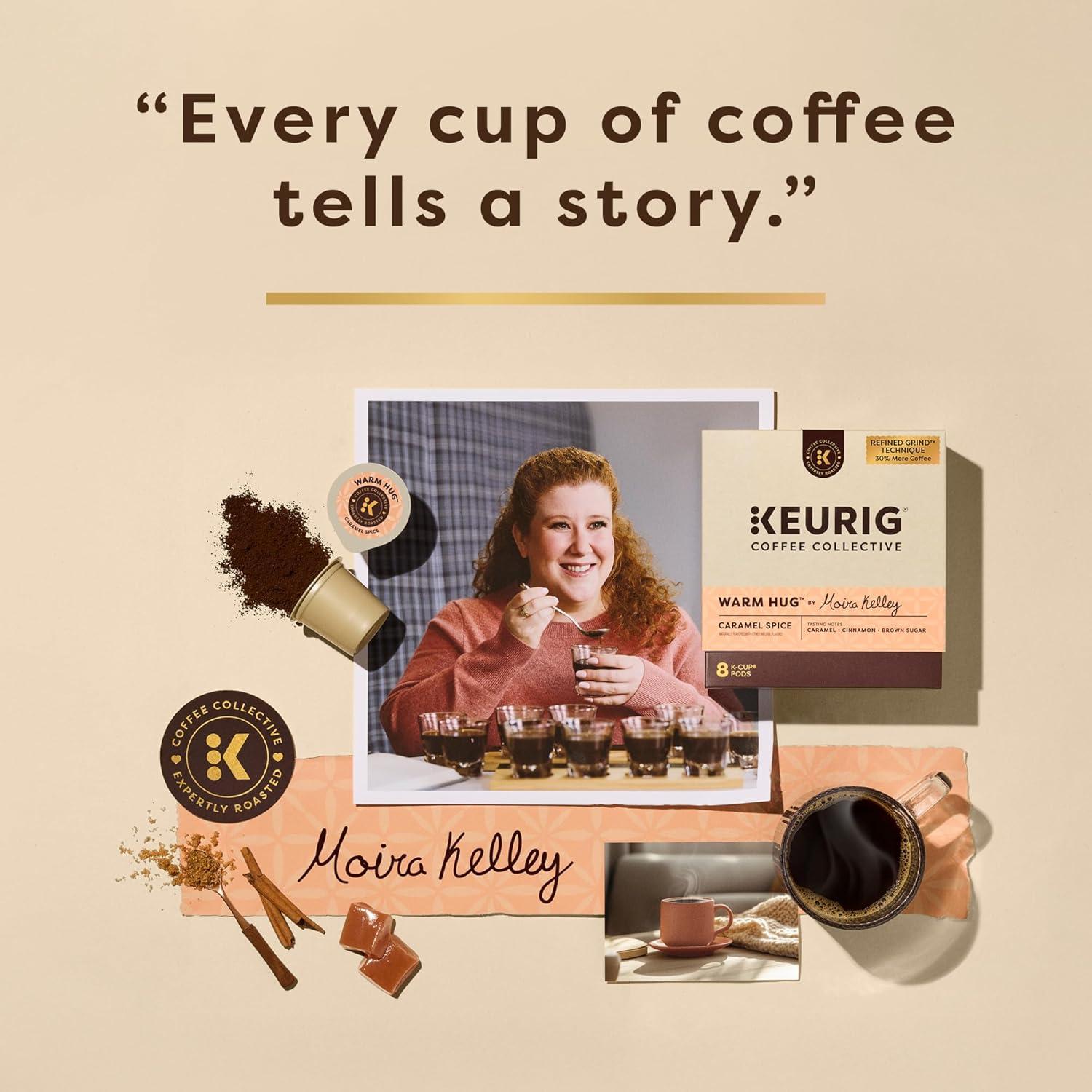 imageKeurig Coffee Collective Global Trek by Cyrille Jannet Medium Roast Coffee Single Serve Keurig KCup Pods 28 CountWarm Hug