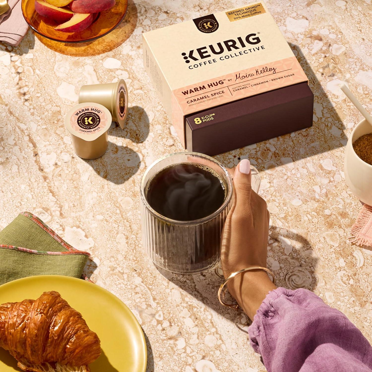 imageKeurig Coffee Collective Global Trek by Cyrille Jannet Medium Roast Coffee Single Serve Keurig KCup Pods 28 CountWarm Hug