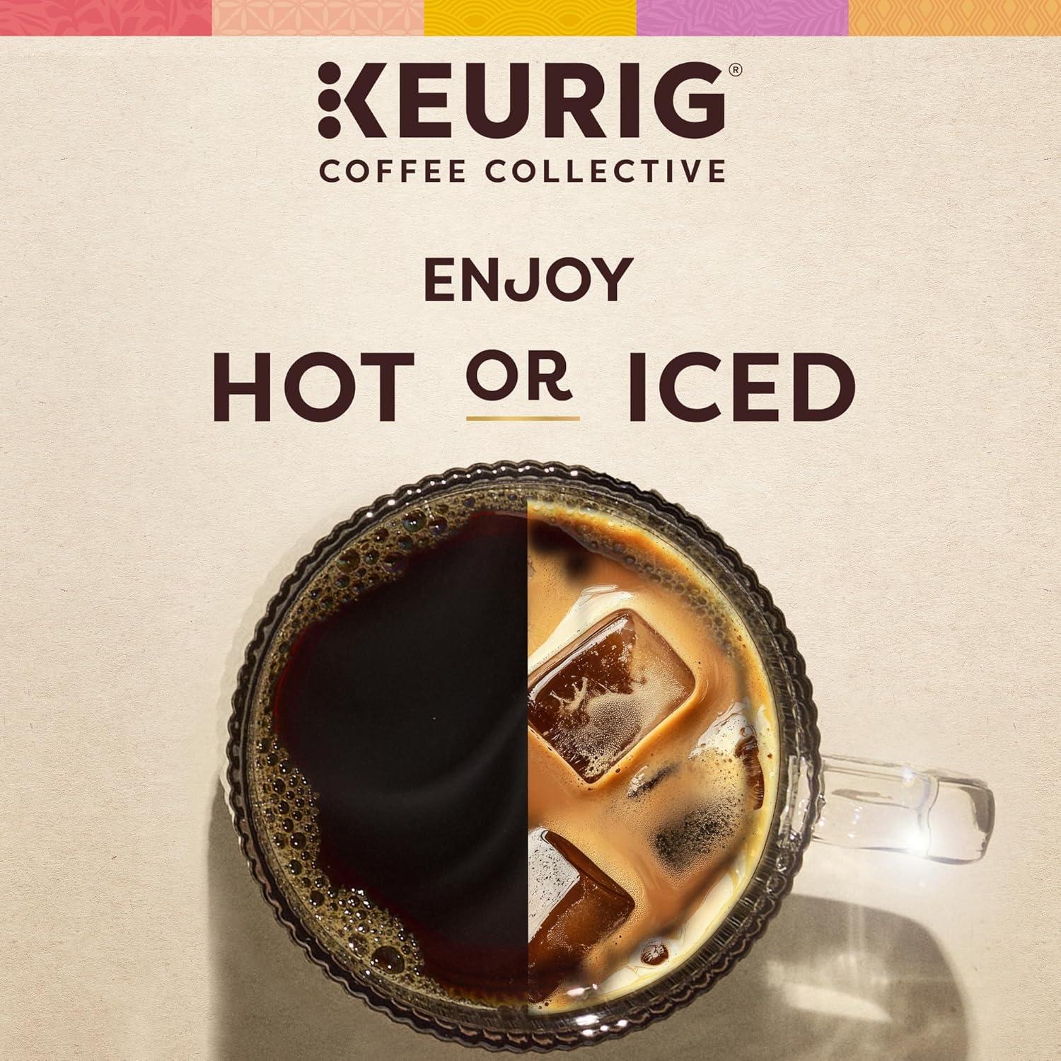 imageKeurig Coffee Collective Global Trek by Cyrille Jannet Medium Roast Coffee Single Serve Keurig KCup Pods 28 CountWhole Hearted