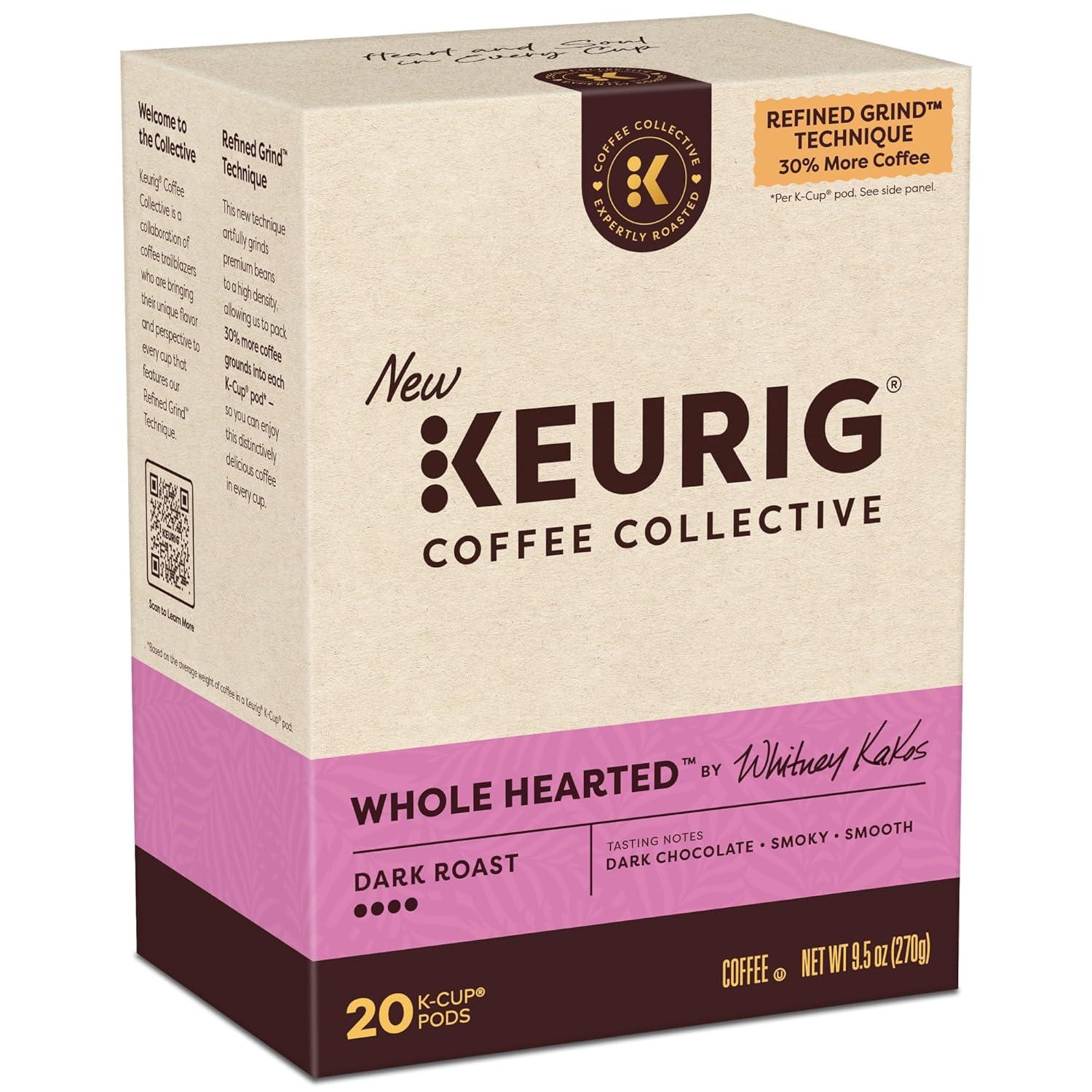 imageKeurig Coffee Collective Global Trek by Cyrille Jannet Medium Roast Coffee Single Serve Keurig KCup Pods 28 CountWhole Hearted